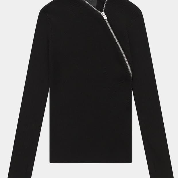 구매)TIED ZIP KNIT