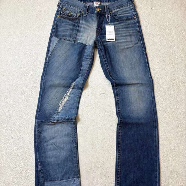 트루릴리젼 00's USA 패치드 데님 팬츠 PN6483   