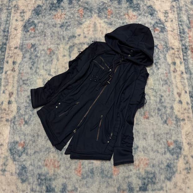 Ozz croce archive lace up bondage hood j