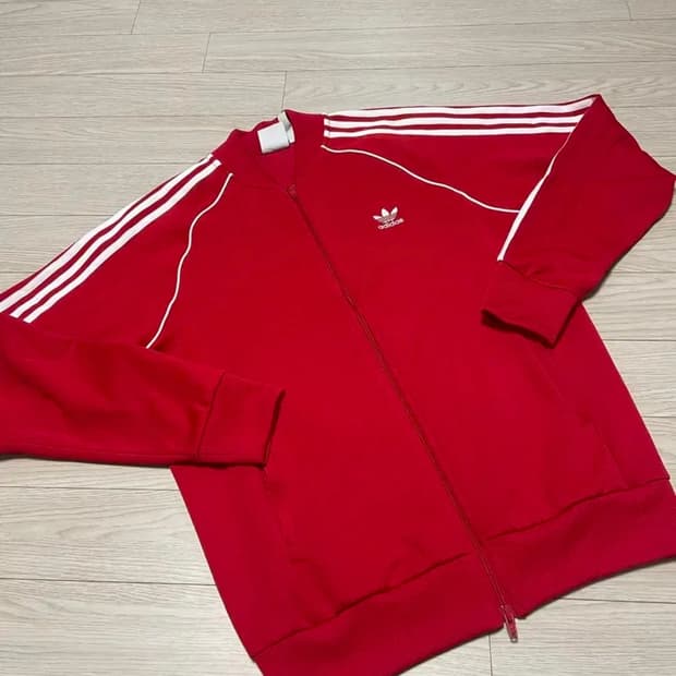 아디다스 트랙탑 레드 XXL