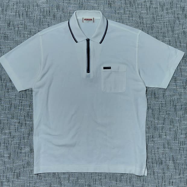 [L] McGREGOR 재팬라인 하프 집업 피케 셔츠