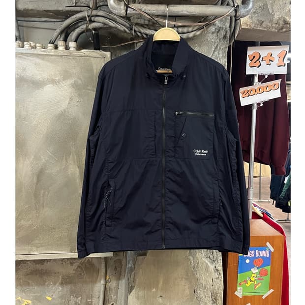 캘빈 클라인 바람막이 네이비 2XL #csz3466
