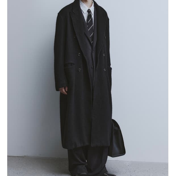 유스 24fw 보이드울 더블 브레스티드