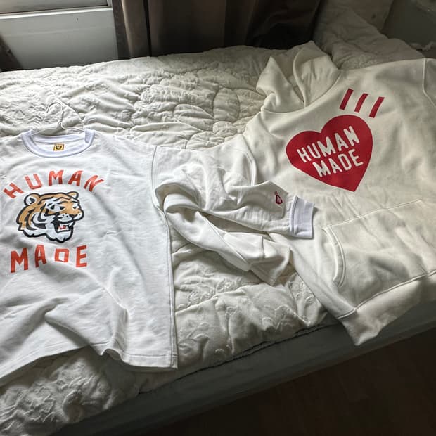 휴먼메이드 사이즈L 개봉만한 미착용제품들 !!