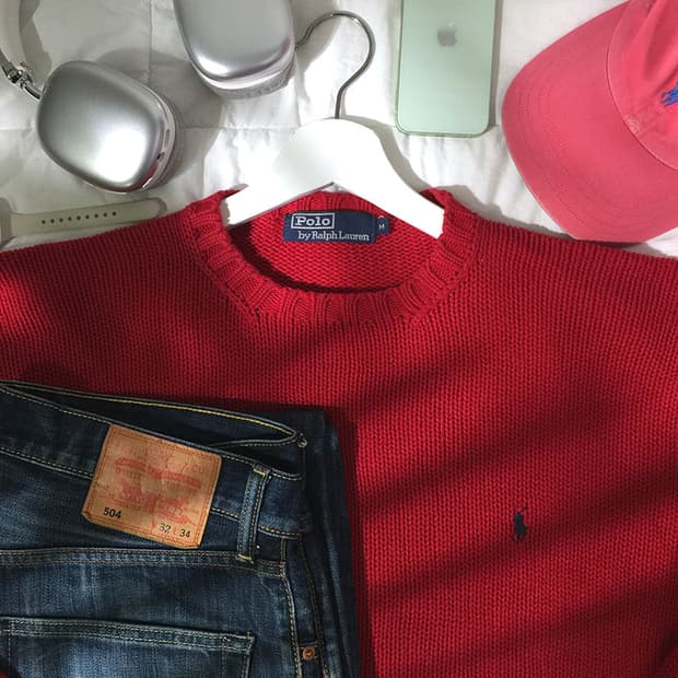 (MAN) 폴로랄프로렌 니트 스웨터 XL 