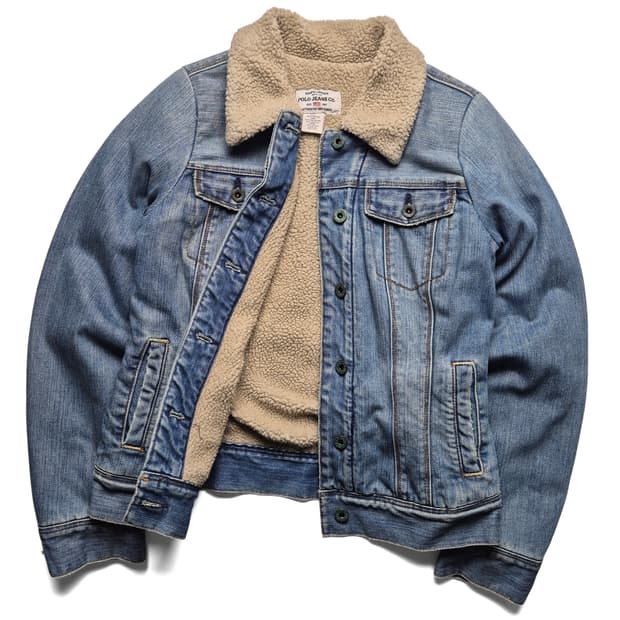 [M] 폴로 진스 컴퍼니 쉐르파 데님자켓