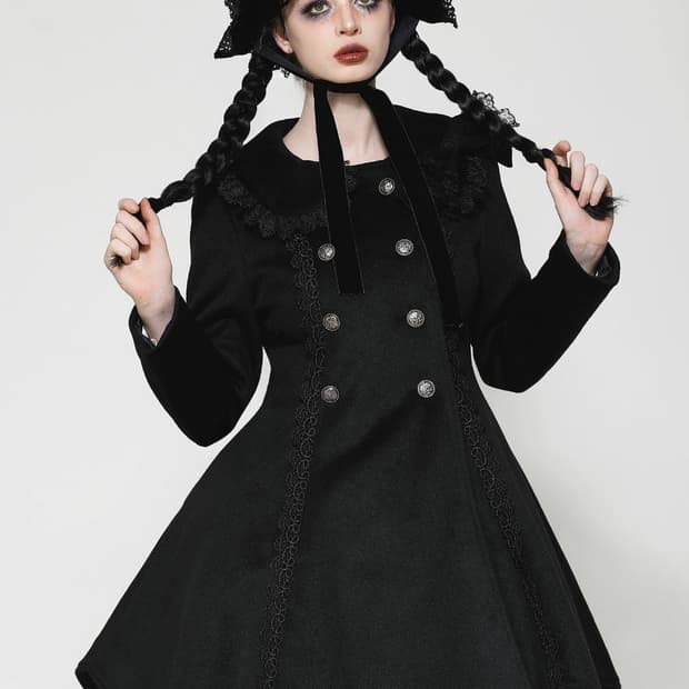 Dark In Love Velvet cat ear bonnet