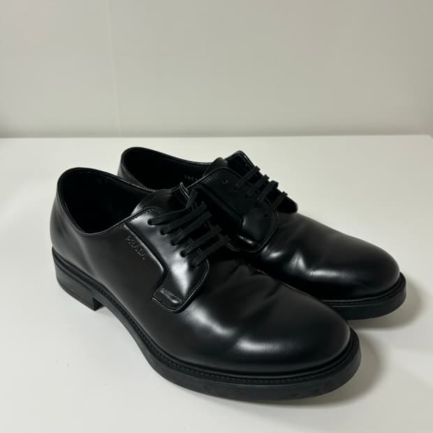 PRADA military derby shoes