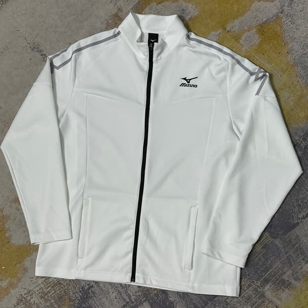 미즈노 화이트 트랙자켓 3XL