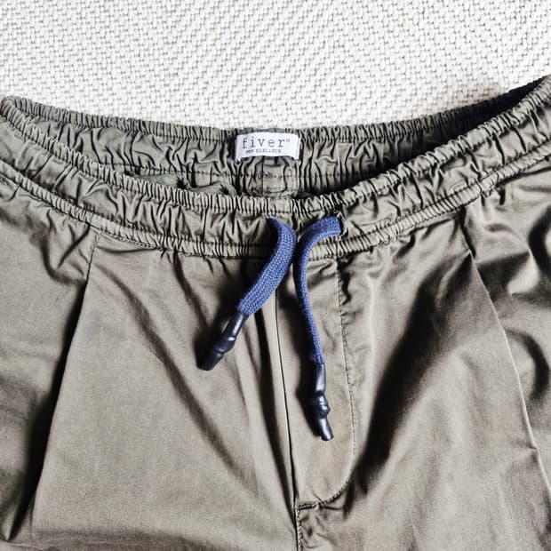 시리즈 X fiver 스트링 이지 턱 팬츠