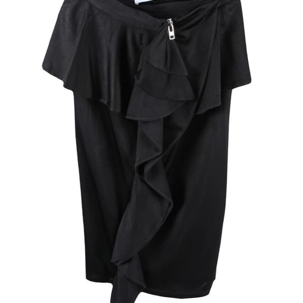(26) GIVENCHY 지방시 비스코스 나일론 미디 스커트
