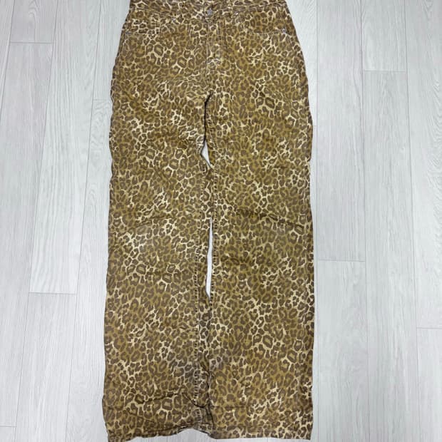 자라 레오파드 팬츠