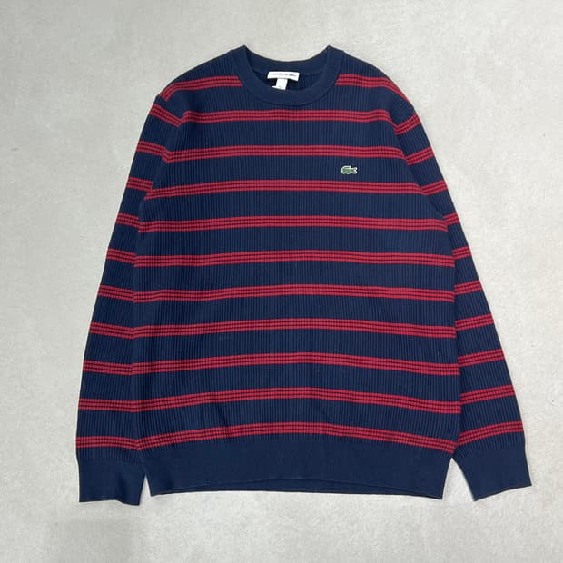 라코스테 스트라이프 니트 s09053