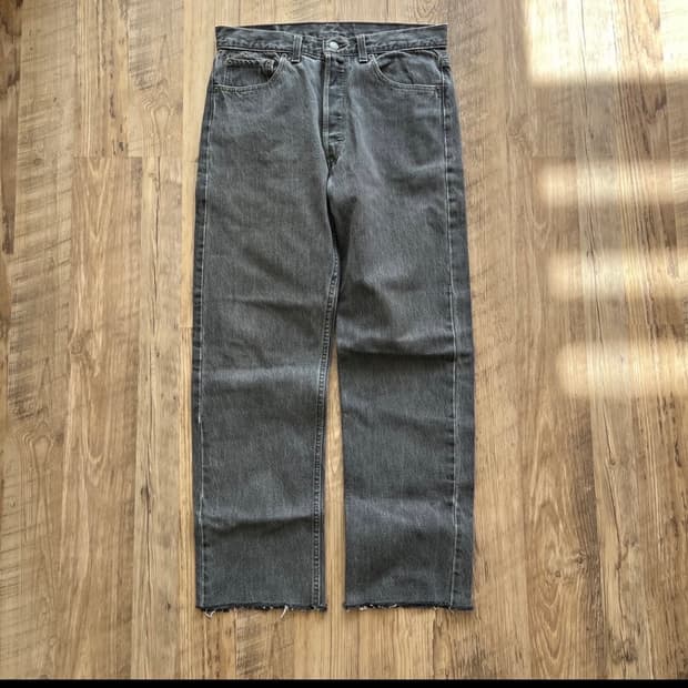 90s USA 리바이스 501 원블랙 흑청