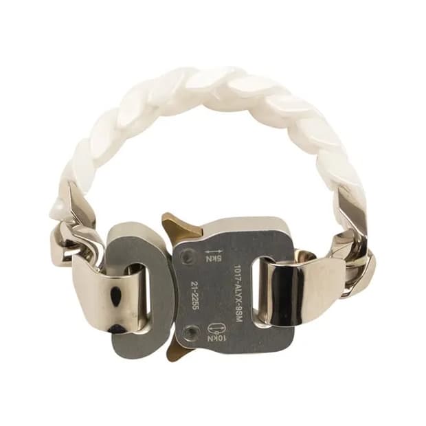 [세계 유일 매물]알릭스 세라믹 버클 팔찌 화이트