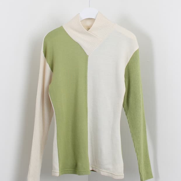 courreges block knit