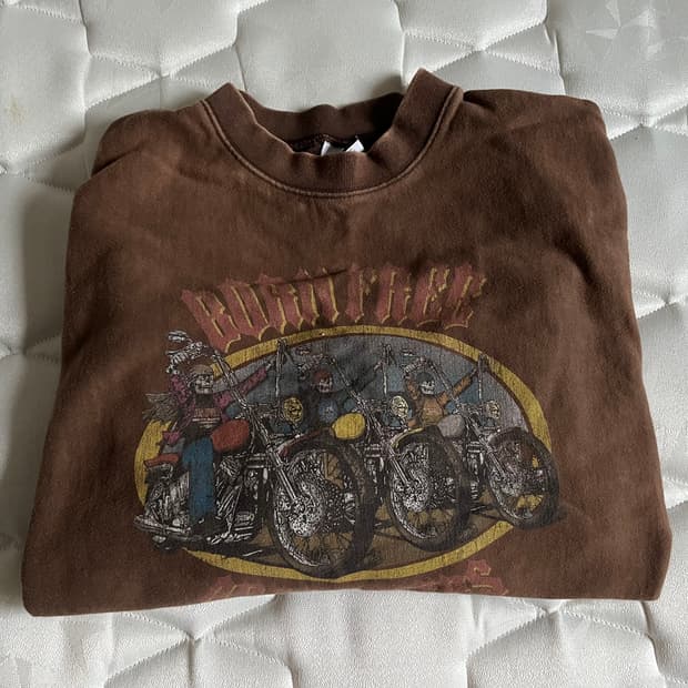 MOT SERIES SWEAT_VINTAGE BROWN