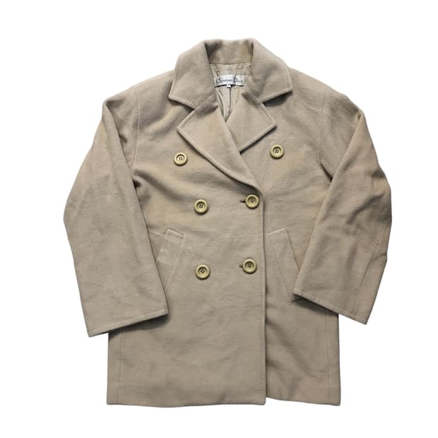 90s 크리스찬 디올 울 더블 코트