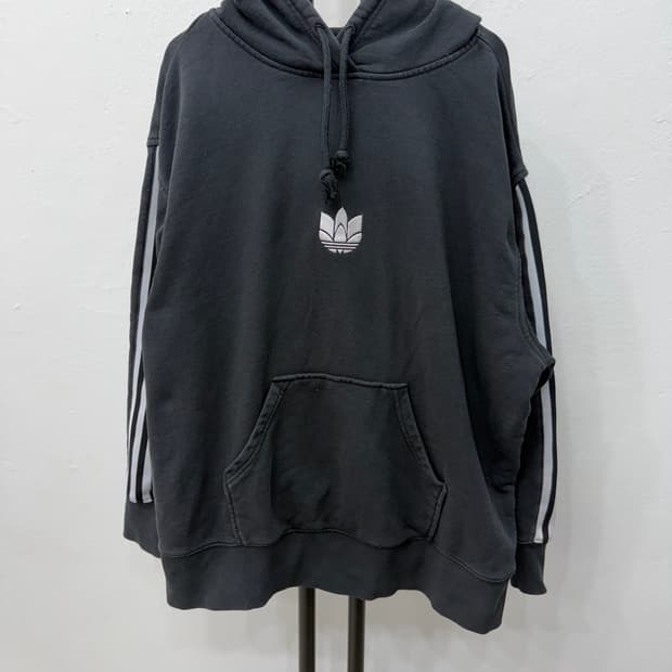 정품) 아디다스 오버핏 후드티 M