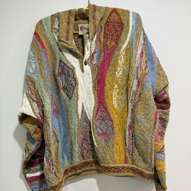 Coogi 클래식 멀티컬러 PK 스웨터