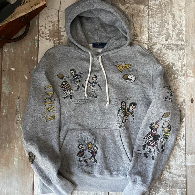 폴로  랄프로렌 아카이브 럭비 후드