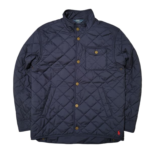 폴로랄프로렌 퀄팅 패디드 자켓 네이비