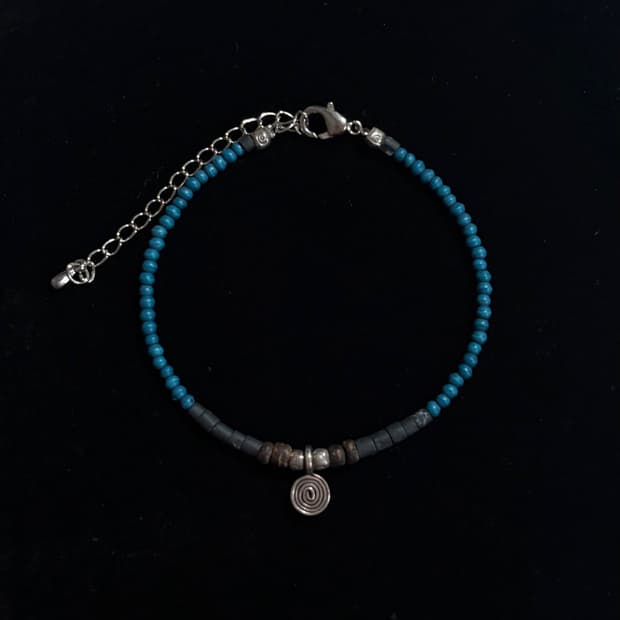 spiral symbol bracelet