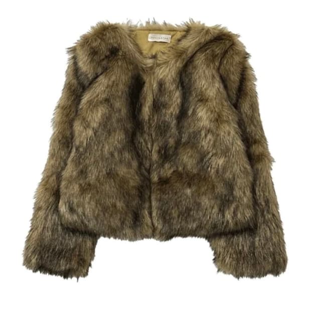 포하우스 고블린 퍼자켓 브라운