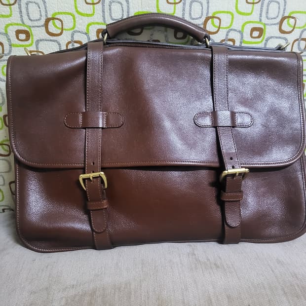 미국 Lotuff Leather 수제 사첼백 서류가방 노트북