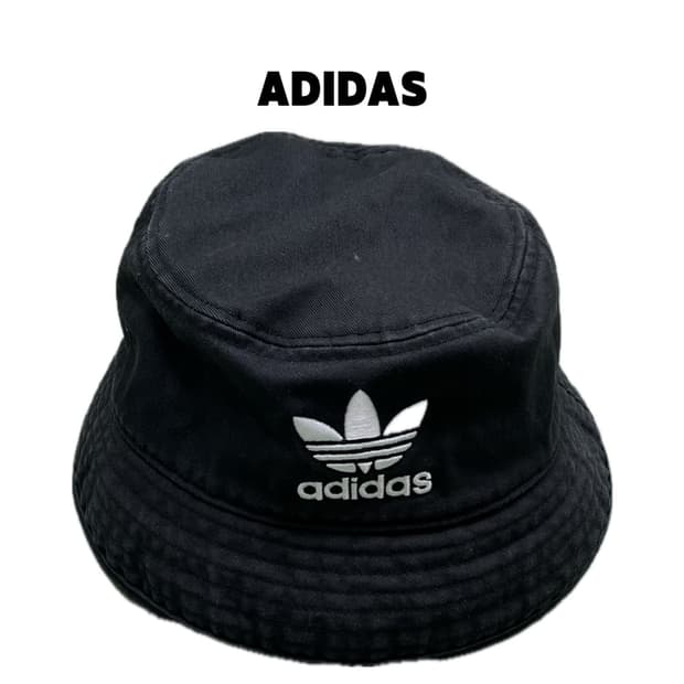 (OS) 아디다스 트레포일 워시드 버킷햇