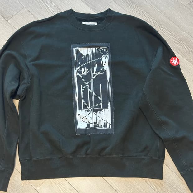 (L) 카브엠트 2023 스웻셔츠 맨투맨 블랙