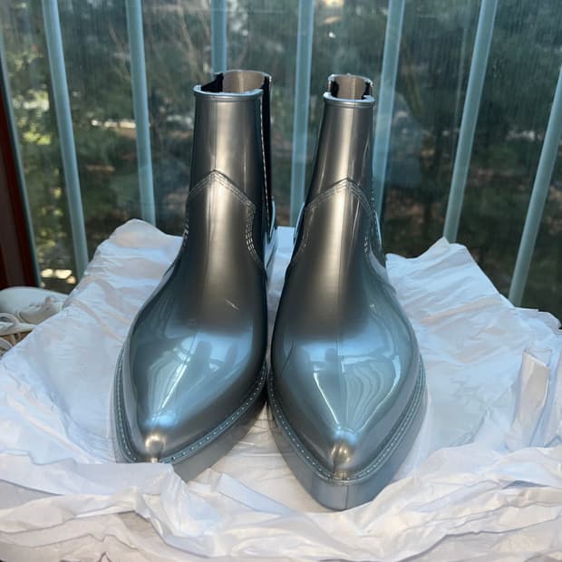 캘빈클라인 라프시몬스 부츠 실버 42