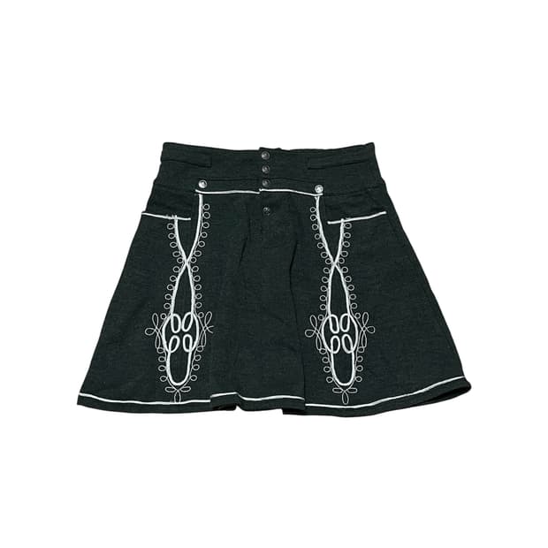 오즈안젤로 고딕 그린 미디스커트