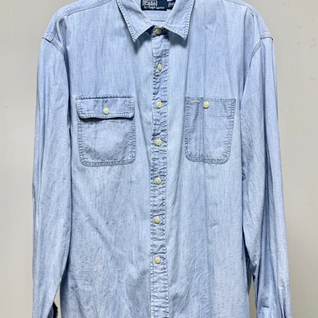 폴로 랄프로렌 샴브레이 셔츠 XXL 