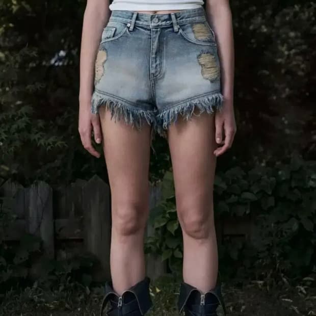 보헤미안서울 데미지 숏팬츠