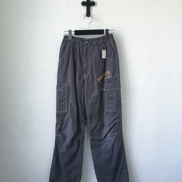 Gray cago pants