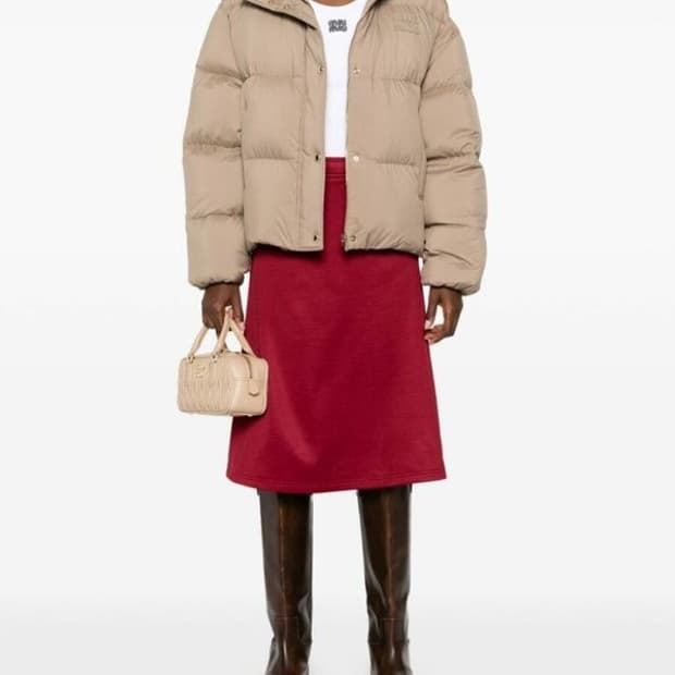 [38] 미우미우 베이지 패딩 ML1073 OOO 15MJ F0065