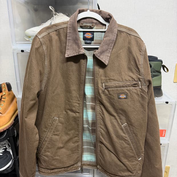 [M] 디키즈 플란넬 라이닝 데님 워크 자켓