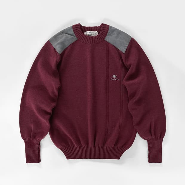 80~90s 빈티지 버버리 울 코만도 스웨터