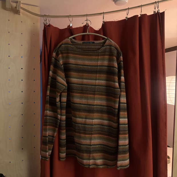 앤더슨벨 스트라이프 보트넥 M