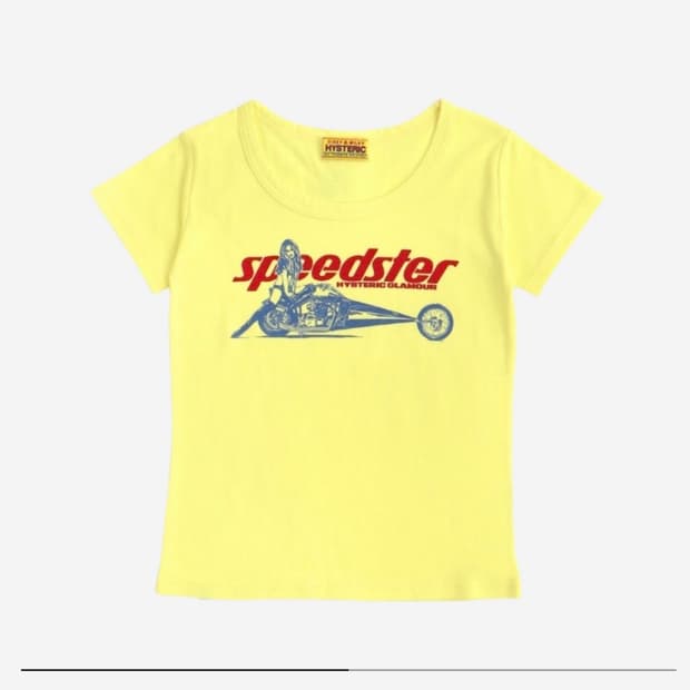 히스테릭 글래머 speedeter 치비 반팔 티 구해요