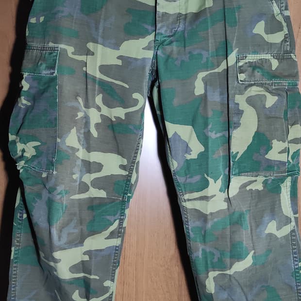 70s 미군 rdf 카모팬츠 허리 43.5cm