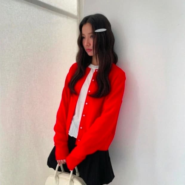 무드인사이드 우먼 벌룬 미니스커트