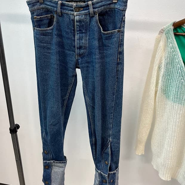 30) y/project 스냅버튼 데님진