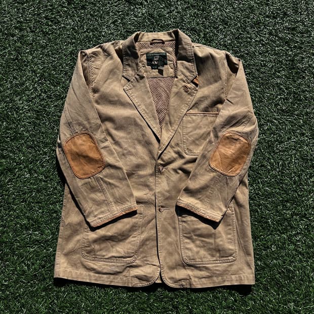 90s 오비스 잠베지 엘보우 패치 자켓 (실측확인)