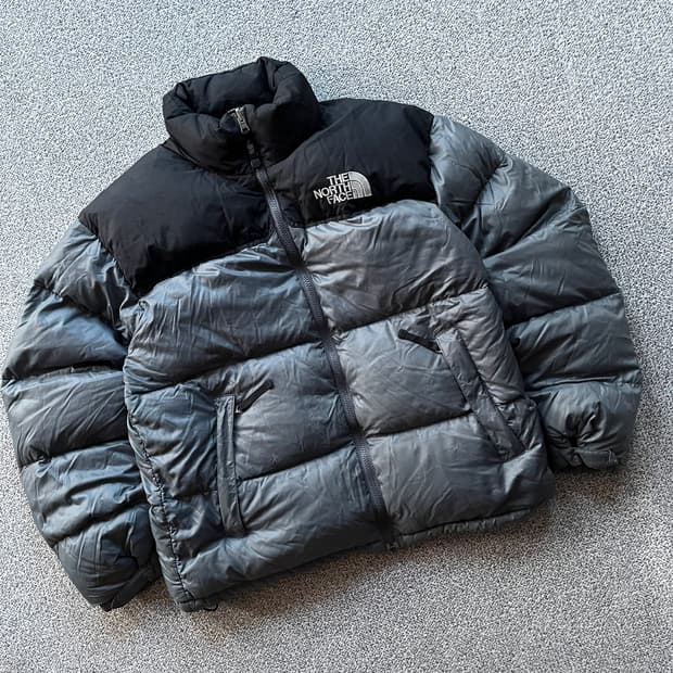 노스페이스 그레이 눕시 자켓