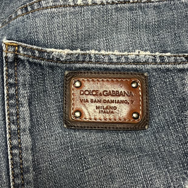 Dolce &Gabbana 디스 데님 미드 블루