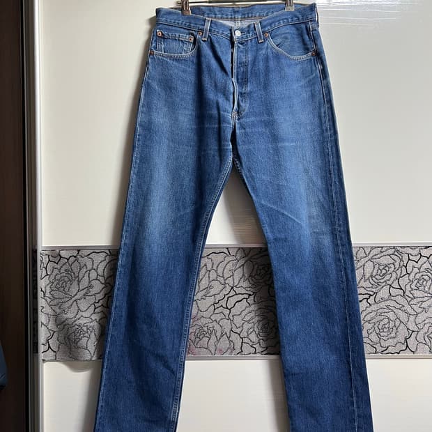 빈티지 리바이스501 멕시코 데님팬츠