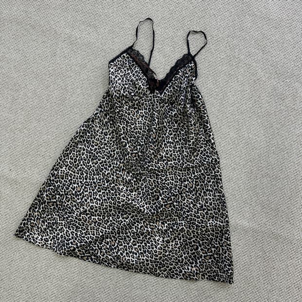 실측학인 빈티지 슬립 나시 원피스 0423D