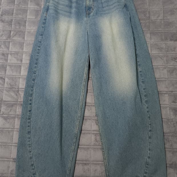 노운 코듀로이 데님팬츠 라이트블루 (1)